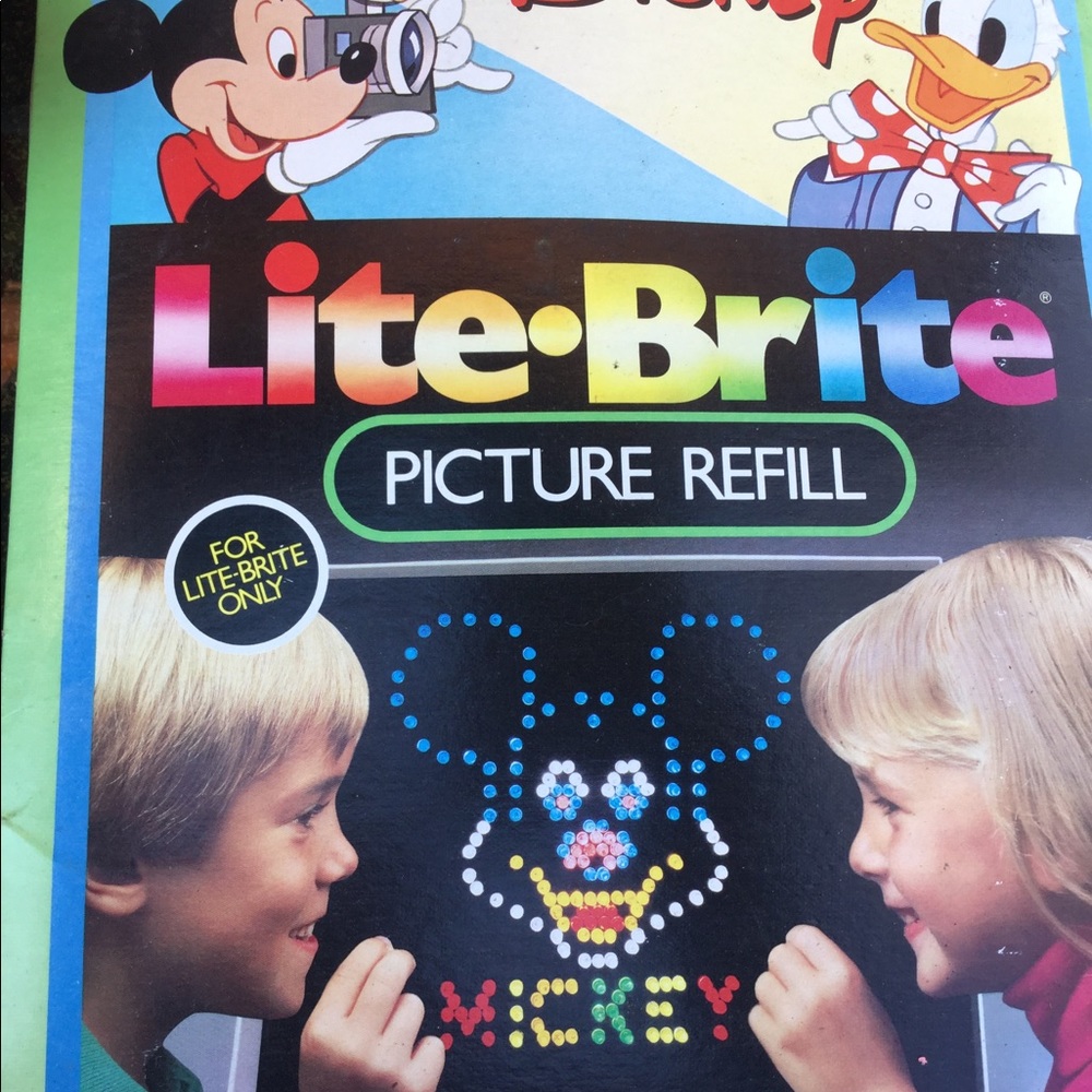 Disney Vintage Lite Brite Paper Picture Refills